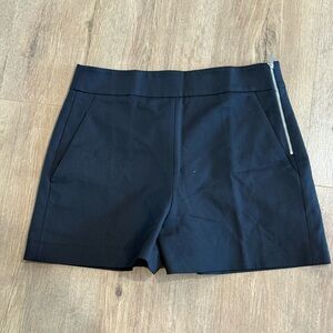 Zara Elegant Black High Waist Shorts